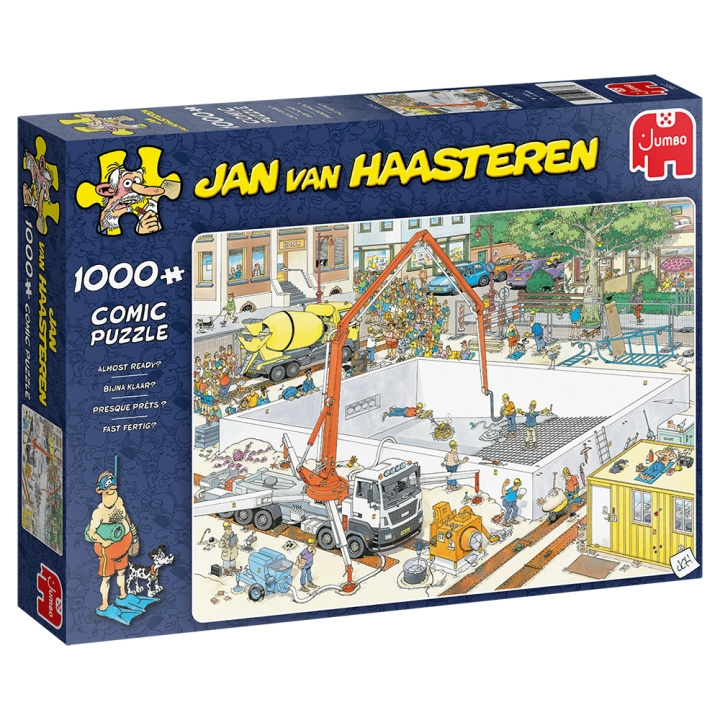 Jan van Haasteren – Almost Ready (1000 pieces) (JUM0037) in the group Sport, leisure & Hobby / Hobby / Puzzle at TP E-commerce Nordic AB (D01918)