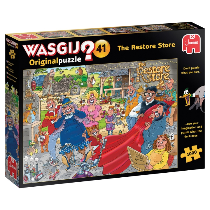 Wasgij Original #41, The Restore Store, 1000 pieces (JUM5020) in the group Sport, leisure & Hobby / Hobby / Puzzle at TP E-commerce Nordic AB (D01925)