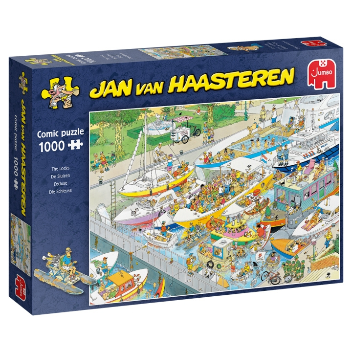 Jan van Haasteren The Locks (1000 pcs) in the group Sport, leisure & Hobby / Hobby / Puzzle at TP E-commerce Nordic AB (D01934)