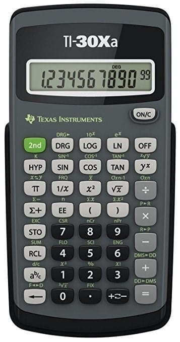 Texas Instruments TI-30Xa Scientific Calculator in the group HOME, HOUSEHOLD & GARDEN / Office material / Other at TP E-commerce Nordic AB (D01979)