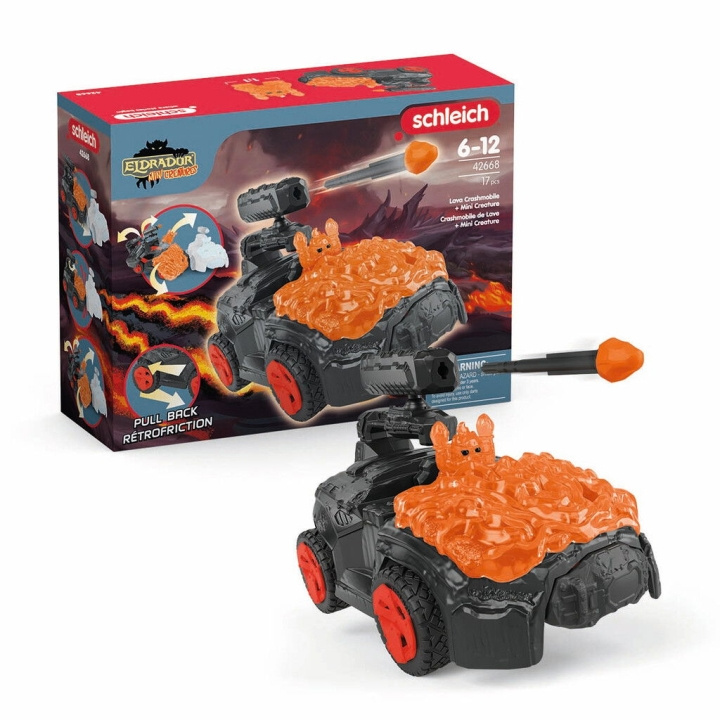 Schleich Eldrador - Lava CrashMobile with Mini Creature (42668) in the group TOYS, KIDS & BABY PRODUCTS / Toys / Toy cars at TP E-commerce Nordic AB (D01981)