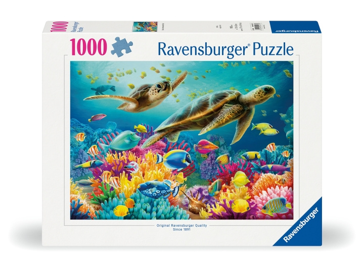 Ravensburger Puzzle Blue Underwater World 1000p (12000577) in the group Sport, leisure & Hobby / Hobby / Puzzle at TP E-commerce Nordic AB (D01989)