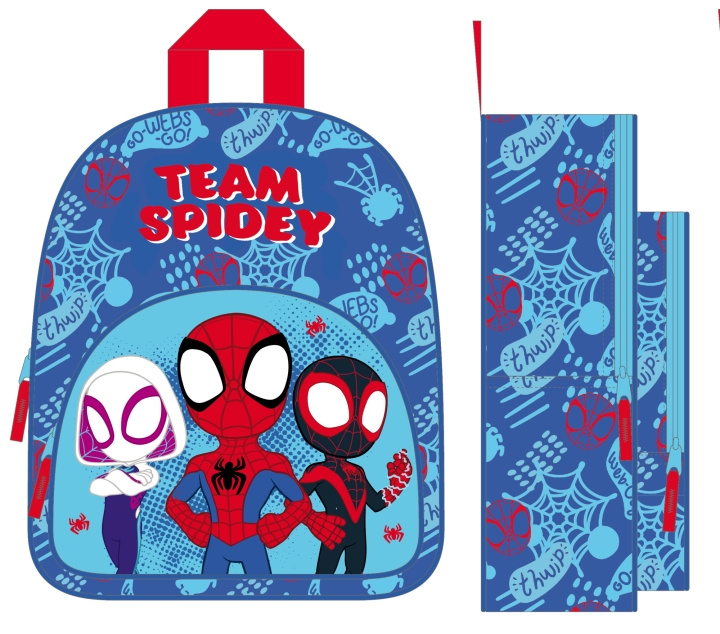 Undercover Spidey - backpack with front pocket (6600000091) in the group TOYS, KIDS & BABY PRODUCTS / Travel / Bags for kids at TP E-commerce Nordic AB (D01992)