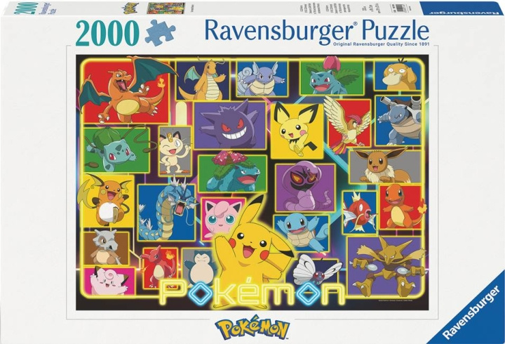 Ravensburger Puzzle Pokémon 2000p (12001130) in the group Sport, leisure & Hobby / Hobby / Puzzle at TP E-commerce Nordic AB (D01994)