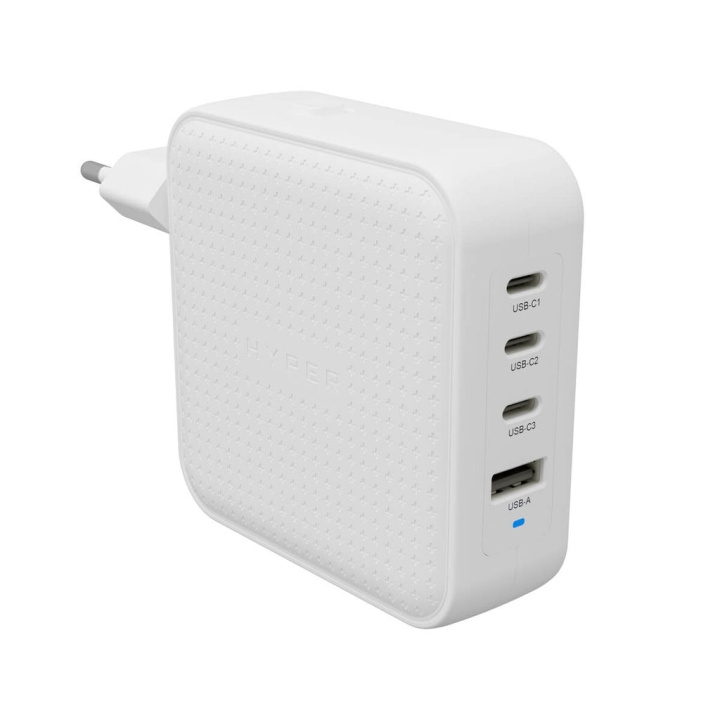 Targus Hyper - HyperJuice 100W USB-C GaN Travel Charger (3C+1A) - White in the group SMARTPHONE & TABLETS / Chargers & Cables / Wall charger / Wall charger USB-C at TP E-commerce Nordic AB (D02059)