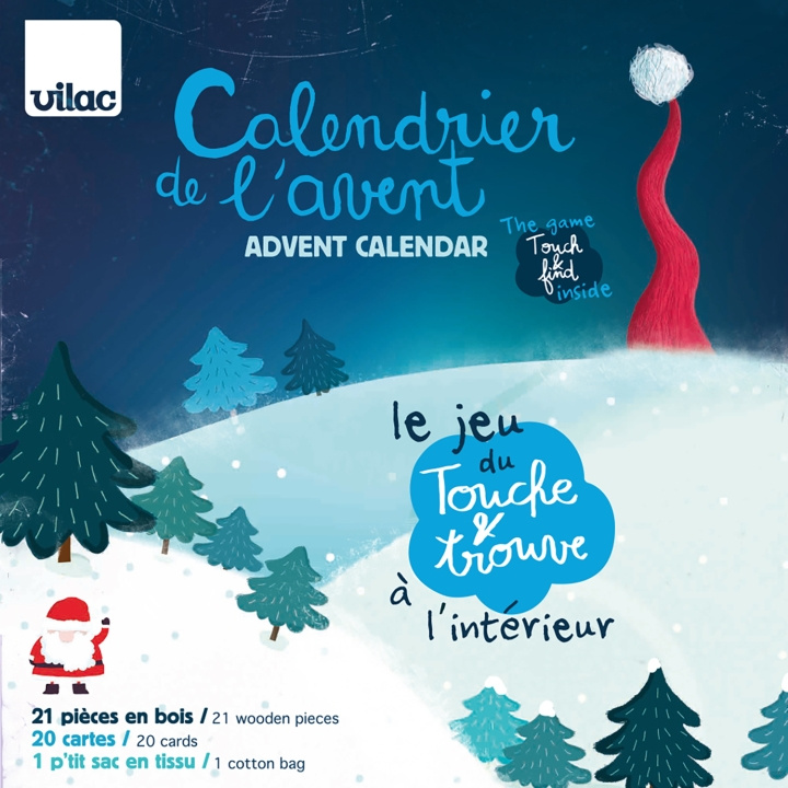 Vilac Advent Calendar - Touch & Find - (1223) in the group TOYS, KIDS & BABY PRODUCTS / Toys / Advent calendar at TP E-commerce Nordic AB (D02095)