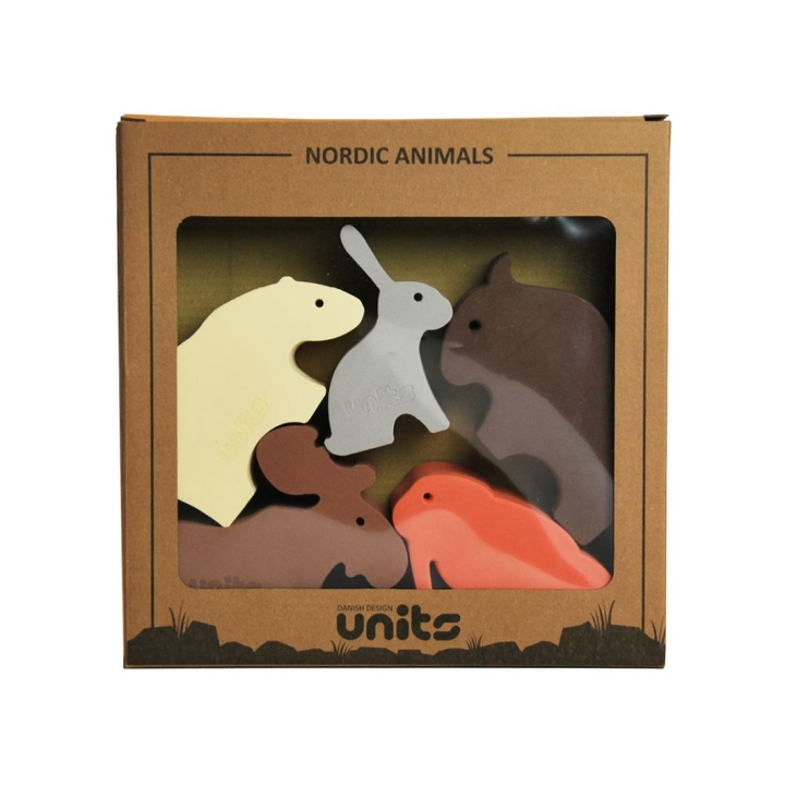 Units 5 Small Nordic Animals In A Box (224) in the group TOYS, KIDS & BABY PRODUCTS / Baby toys / Activity toys at TP E-commerce Nordic AB (D02110)