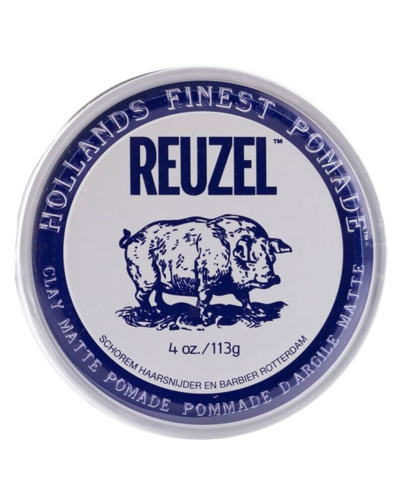 Reuzel Clay Matte Pomade 113 ml in the group BEAUTY & HEALTH / Hair & Styling / Hair styling / Hair wax at TP E-commerce Nordic AB (D02135)