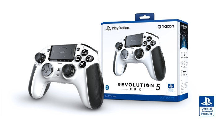 NACON PS5 Revolution 5 Pro Controller White in the group HOME ELECTRONICS / Game consoles & Accessories / Sony PlayStation 5 at TP E-commerce Nordic AB (D02174)