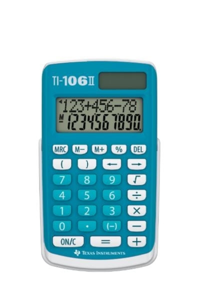 Texas Instruments TI-106 II Basic Calculator in the group HOME, HOUSEHOLD & GARDEN / Office material / Other at TP E-commerce Nordic AB (D02176)