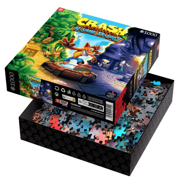 Good Loot Gaming Puzzle: Crash Bandicoot N. Sane Trilogy (1000 pieces) in the group Sport, leisure & Hobby / Hobby / Puzzle at TP E-commerce Nordic AB (D02185)