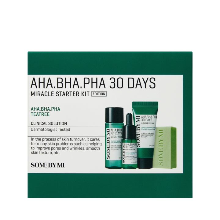 Some By Mi AHA BHA PHA 30 Days Miracle Starter Kit in the group BEAUTY & HEALTH / Skin care / Face at TP E-commerce Nordic AB (D02237)