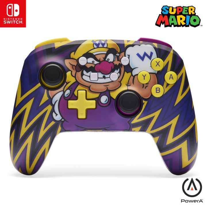 PowerA Enhanced Wireless Controller - Wario (Nintendo Switch) in the group HOME ELECTRONICS / Game consoles & Accessories / Nintendo Switch / Accessories at TP E-commerce Nordic AB (D02263)