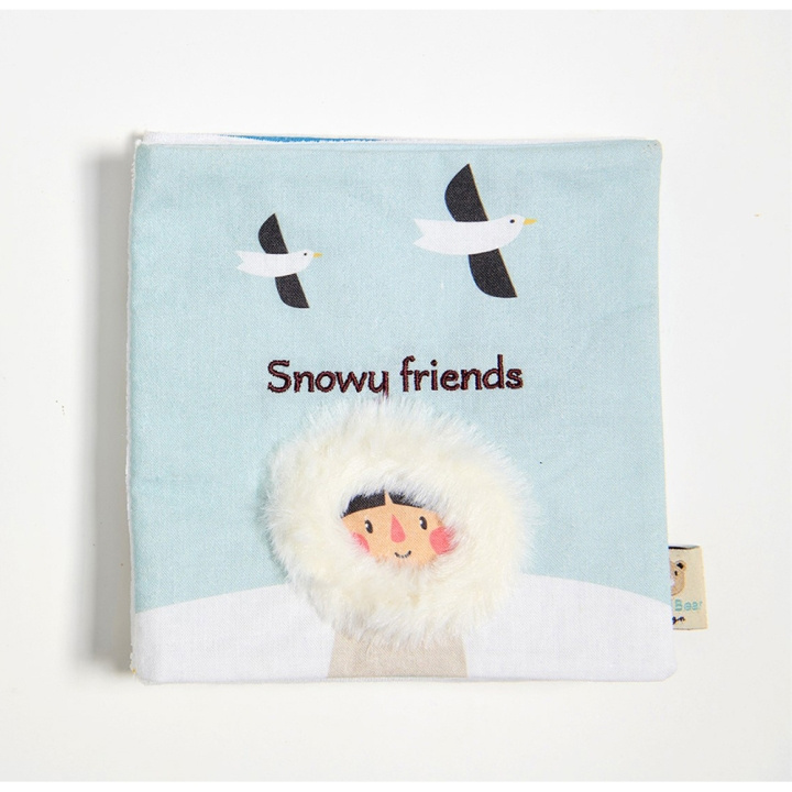 ThreadBear Book - Baby Activity Book - Snowy Friends - (TB4082) in the group TOYS, KIDS & BABY PRODUCTS / Baby toys / Activity toys at TP E-commerce Nordic AB (D02274)