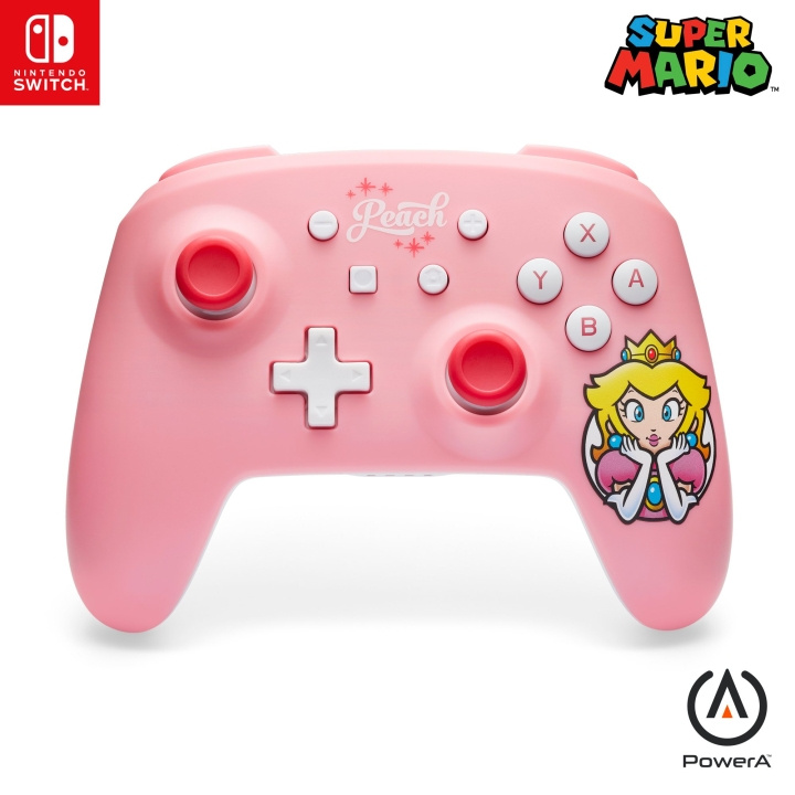 PowerA Wireless Controller ‒ Princess Peach Pink (Nintendo Switch) in the group HOME ELECTRONICS / Game consoles & Accessories / Nintendo Switch at TP E-commerce Nordic AB (D02285)