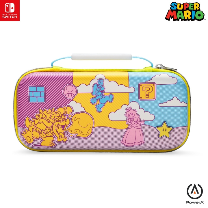 PowerA Protection Case - Mushroom Kingdom Pop Art (Nintendo Switch/Lite) in the group HOME ELECTRONICS / Game consoles & Accessories / Nintendo Switch at TP E-commerce Nordic AB (D02290)