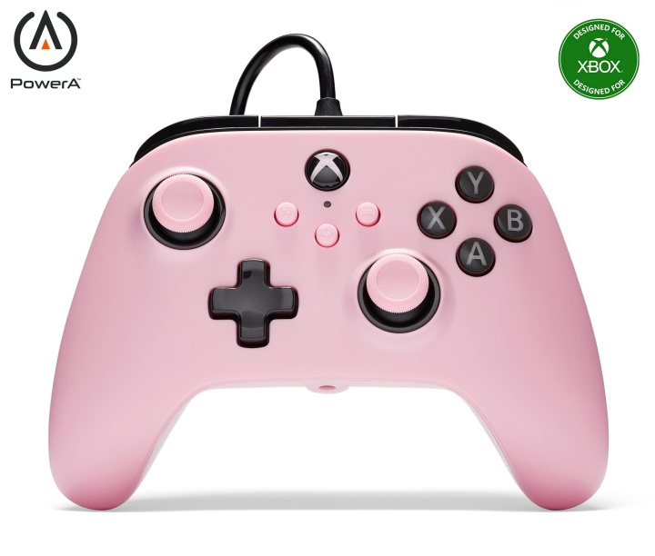 PowerA Wired Controller - Pink (Xbox X/S) in the group HOME ELECTRONICS / Game consoles & Accessories / Xbox Series X at TP E-commerce Nordic AB (D02293)