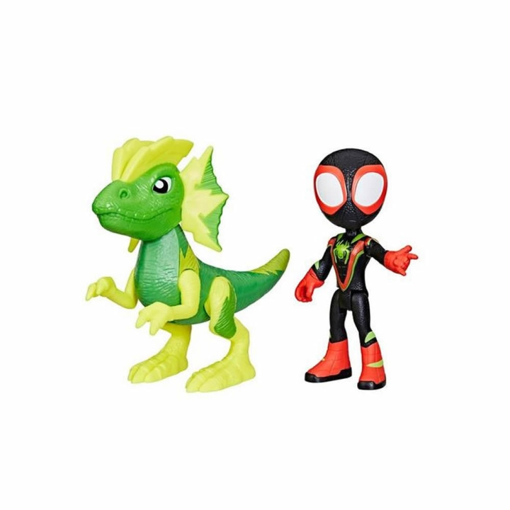 Spidey and His Amazing Friends Hero Dino Webs - Miles & Electrosaurus in the group TOYS, KIDS & BABY PRODUCTS / Toys / Figures, Miniatures & accessories at TP E-commerce Nordic AB (D02297)