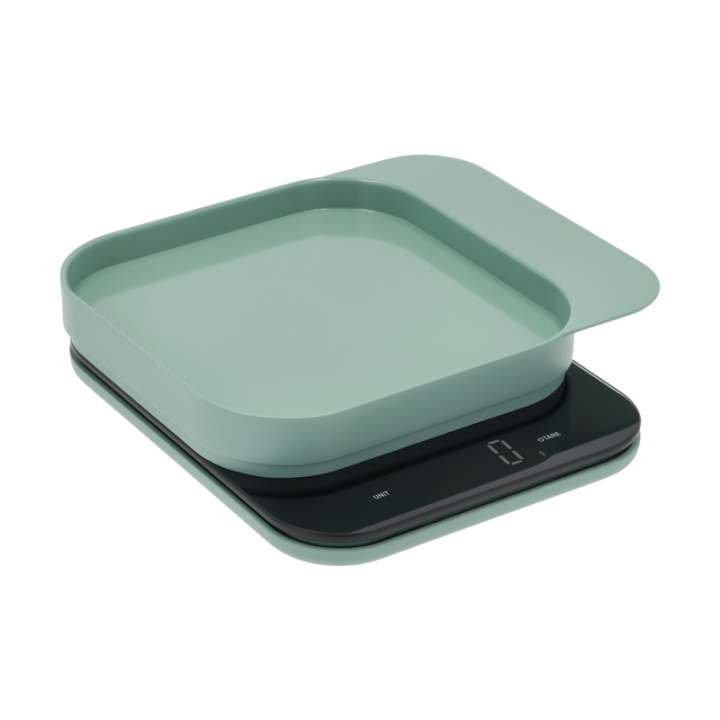 Rosti Mensura kitchen scales - Nordic Green in the group HOME, HOUSEHOLD & GARDEN / Kitchen utensils / Kitchen scales at TP E-commerce Nordic AB (D02299)