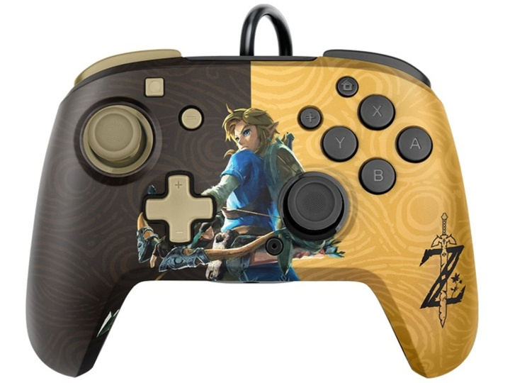 PDP Gaming Nintendo Switch Faceoff Deluxe Controller + Audio - Zelda in the group HOME ELECTRONICS / Game consoles & Accessories / Nintendo Switch at TP E-commerce Nordic AB (D02325)