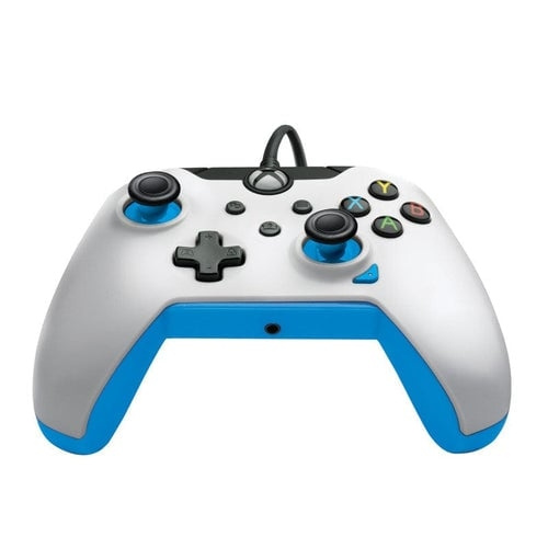 PDP Gaming Wired Controller Xbox Series X White - Ion (Blue) in the group HOME ELECTRONICS / Game consoles & Accessories / Xbox Series X at TP E-commerce Nordic AB (D02328)