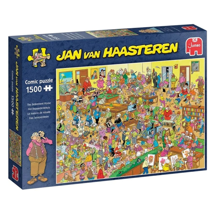 Jan van Haasteren Senior Home (1500 pieces) (JUM0068) in the group Sport, leisure & Hobby / Hobby / Puzzle at TP E-commerce Nordic AB (D02340)