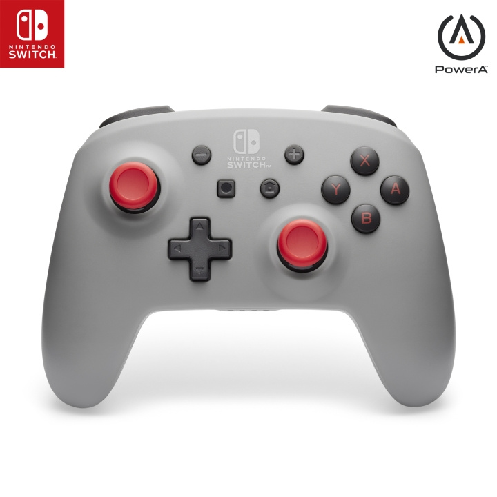 PowerA Wireless Controller ‒ Retro Grey (Nintendo Switch) in the group HOME ELECTRONICS / Game consoles & Accessories / Nintendo Switch at TP E-commerce Nordic AB (D02349)