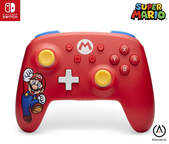 PowerA Wireless Controller ‒ Mario Joy (Nintendo Switch) in the group HOME ELECTRONICS / Game consoles & Accessories / Nintendo Switch at TP E-commerce Nordic AB (D02350)