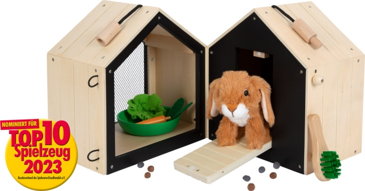 Small Foot Rabbit cage with run - (I-SF12399) in the group TOYS, KIDS & BABY PRODUCTS / Toys / Little home & Role play at TP E-commerce Nordic AB (D02360)