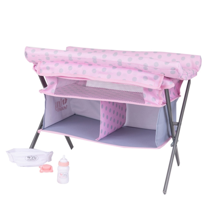 Tiny Treasure s - Folding Changing Table Cot (30558) in the group TOYS, KIDS & BABY PRODUCTS / Toys / Docks & Accessories at TP E-commerce Nordic AB (D02390)