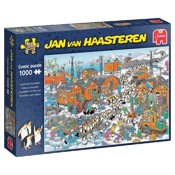 Jan van Haasteren South Pole Expedition (1000 pieces) (JUM0038) in the group Sport, leisure & Hobby / Hobby / Puzzle at TP E-commerce Nordic AB (D02419)