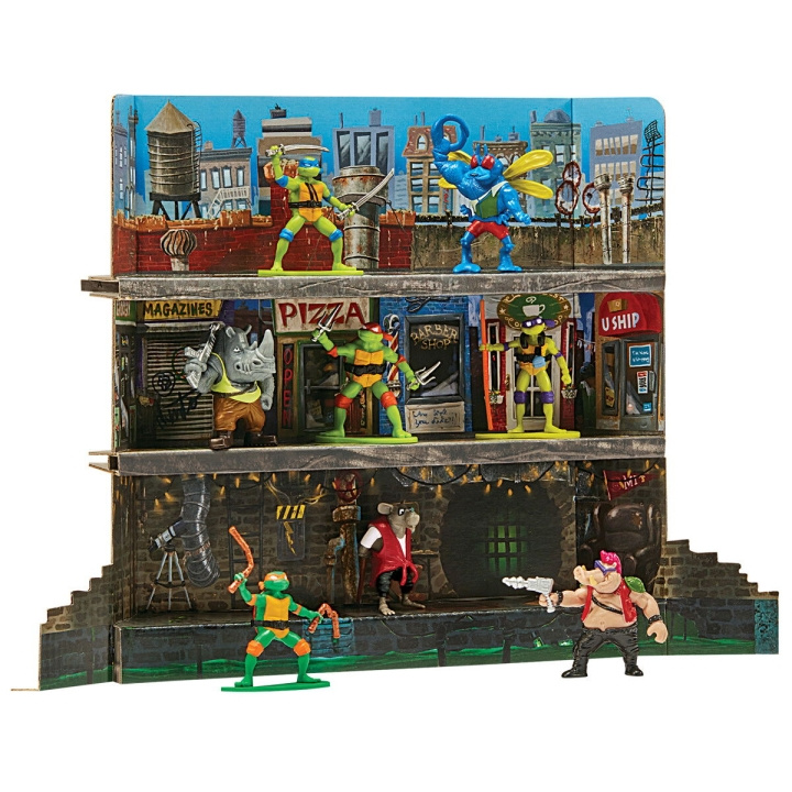 Teenage Mutant Ninja Turtles Turtles - Mutant Mayhem Mini Figure Battle Pack (46-83562) in the group TOYS, KIDS & BABY PRODUCTS / Toys / Figures, Miniatures & accessories at TP E-commerce Nordic AB (D02459)