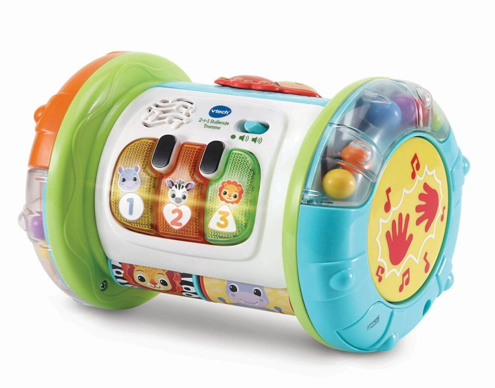 VTech 2- In 1 Rolling Explorer Drum DK (950-562632) in the group TOYS, KIDS & BABY PRODUCTS / Baby toys / Activity toys at TP E-commerce Nordic AB (D02466)