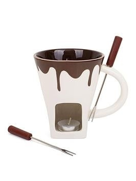 ThumbsUp Chocolate Fondue Mug (2 Forks, 1 Candle) in the group HOME, HOUSEHOLD & GARDEN / Household appliances / Fondue at TP E-commerce Nordic AB (D02477)