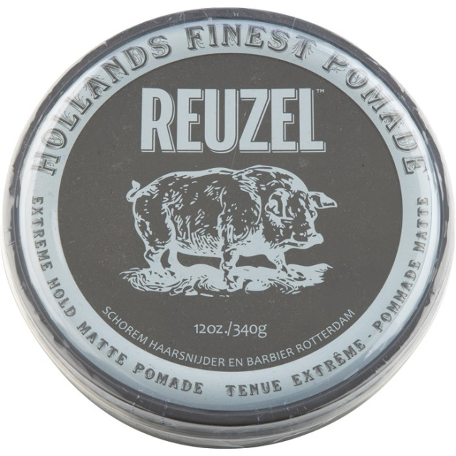 Reuzel Extreme Hold Matte Pomade 340 ml in the group BEAUTY & HEALTH / Hair & Styling / Hair styling / Hair wax at TP E-commerce Nordic AB (D02483)