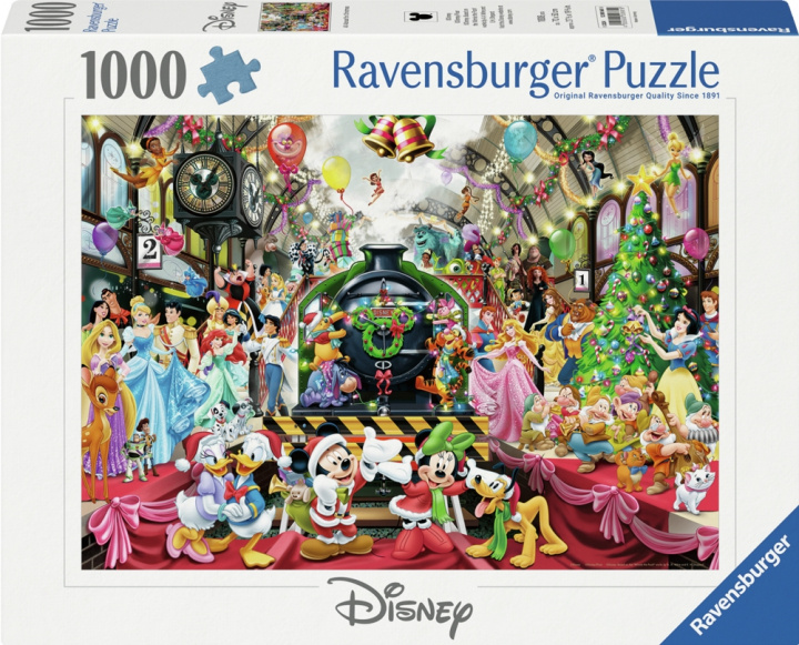 Ravensburger Puzzle All Aboard For Christmas, 1000 pieces (12001237) in the group Sport, leisure & Hobby / Hobby / Puzzle at TP E-commerce Nordic AB (D02510)