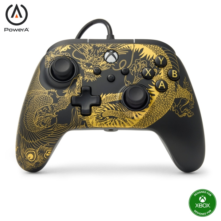 PowerA Enhanced Wired Controller – Dragon & Phoenix (Xbox X/S) in the group HOME ELECTRONICS / Game consoles & Accessories / Xbox Series X at TP E-commerce Nordic AB (D02514)