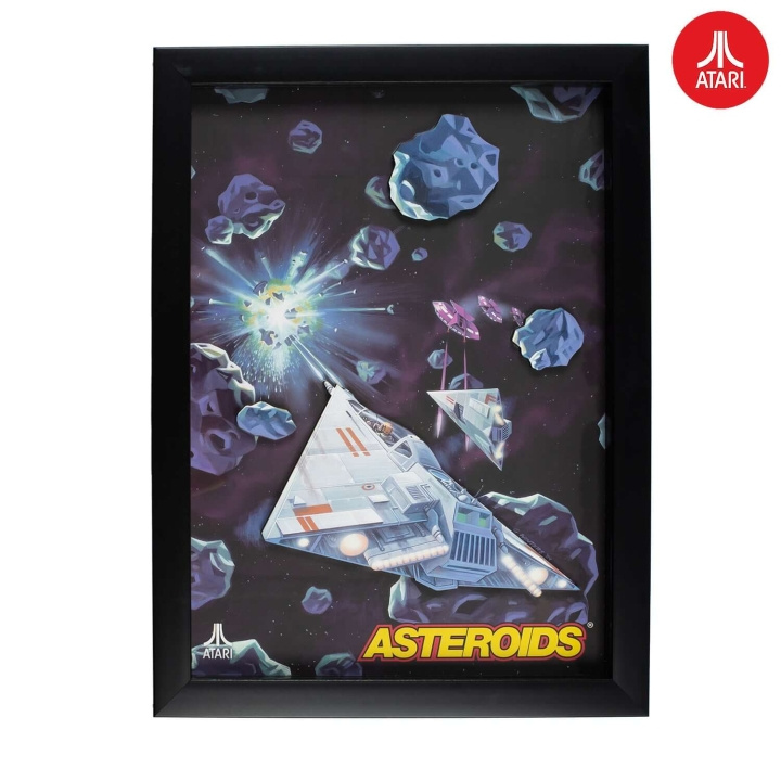 ThumbsUp Official Atari 3D Wall Art - Asteroids Collection in the group Sport, leisure & Hobby / Fun stuff / Fun stuff at TP E-commerce Nordic AB (D02516)