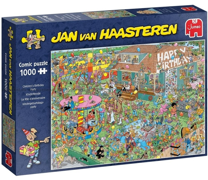 Jan van Haasteren Children\'s Birthday Party (1000 pieces) (JUM0035) in the group Sport, leisure & Hobby / Hobby / Puzzle at TP E-commerce Nordic AB (D02535)