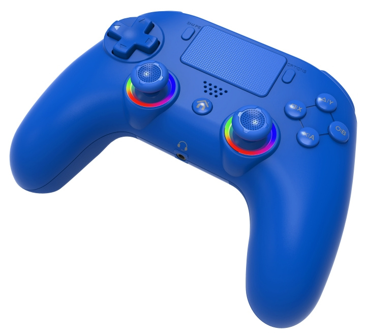 SuBsonic Wireless Led Controller PS4 Blue - PS4/Pc in the group HOME ELECTRONICS / Game consoles & Accessories / Sony PlayStation 4 / Accessories at TP E-commerce Nordic AB (D02546)