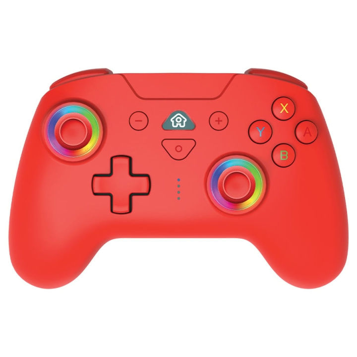 SuBsonic Wireless Led Controller Red - Nintendo Switch in the group HOME ELECTRONICS / Game consoles & Accessories / Nintendo Switch at TP E-commerce Nordic AB (D02549)