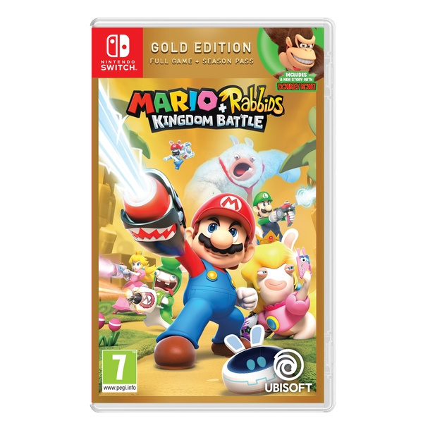 Mario + Rabbids Kingdom Battle (Gold Edition) (Switch) in the group HOME ELECTRONICS / Game consoles & Accessories / Nintendo Switch / Games at TP E-commerce Nordic AB (D02556)