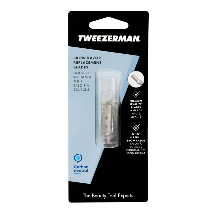 Tweezerman Brow Razor Replacement Blades in the group BEAUTY & HEALTH / Hair & Styling / Hair removal / Ladyshave at TP E-commerce Nordic AB (D02590)