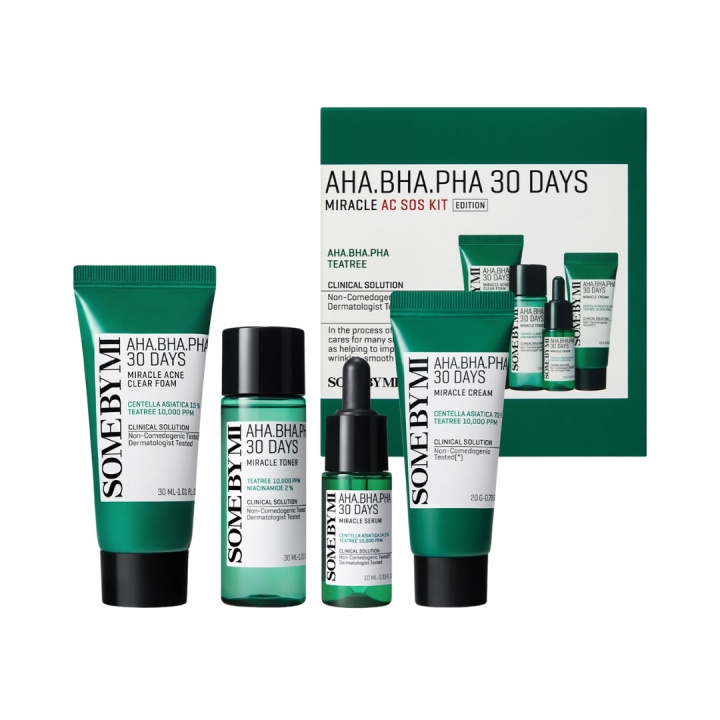 Some By Mi AHA BHA PHA 30 Days Miracle AC S.O.S. KIT in the group BEAUTY & HEALTH / Skin care / Face at TP E-commerce Nordic AB (D02599)