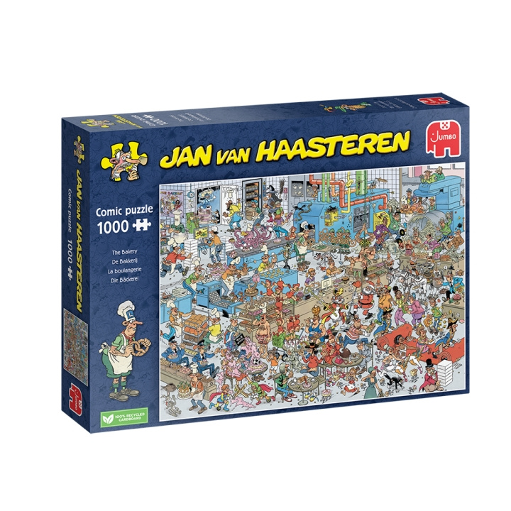 Jan van Haasteren The Bakery (1000 pieces) (JUM01843) in the group Sport, leisure & Hobby / Hobby / Puzzle at TP E-commerce Nordic AB (D02611)