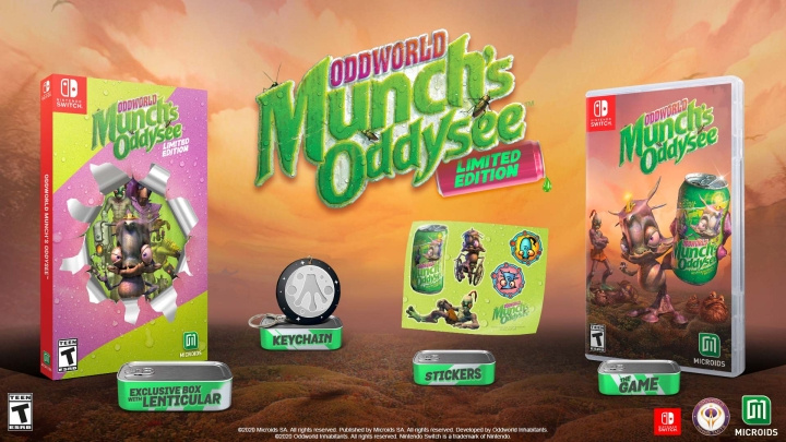 Oddworld Munch\'s Oddysee (Limited Edition) (Switch) in the group HOME ELECTRONICS / Game consoles & Accessories / Nintendo Switch / Games at TP E-commerce Nordic AB (D02640)