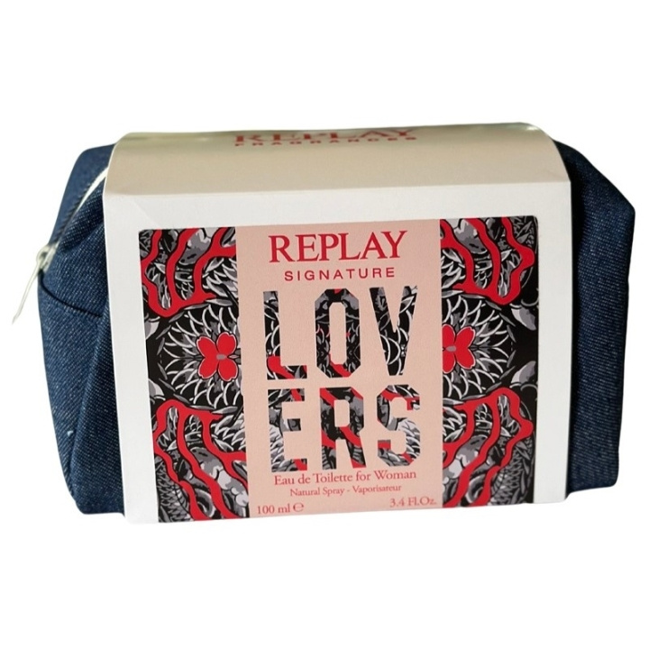 Replay Giftset Replay Signature Lovers Woman Edt 100ml + Pochette in the group BEAUTY & HEALTH / Gift sets / Gift sets for her at TP E-commerce Nordic AB (D03067)