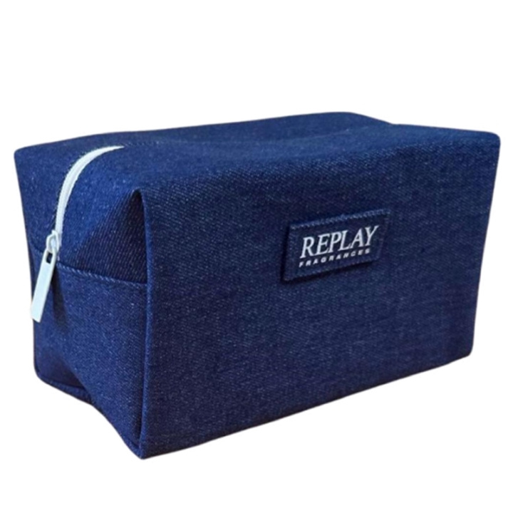 Replay Denim Pochette in the group HOME, HOUSEHOLD & GARDEN / Bathroom / Toilet bags at TP E-commerce Nordic AB (D03071)