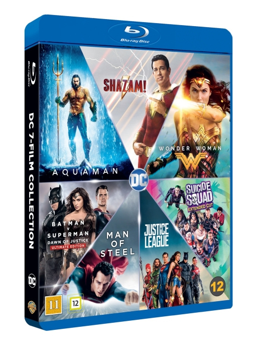 DC Comics 7-Film Collection in the group HOME ELECTRONICS / Audio & Picture / TV & Accessories / Movies / Blu-ray at TP E-commerce Nordic AB (D03228)