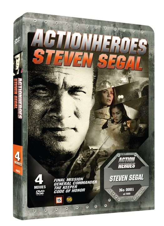 STEVEN SEAGAL - ACTION HEROES in the group HOME ELECTRONICS / Audio & Picture / TV & Accessories / Movies / DVD at TP E-commerce Nordic AB (D03280)